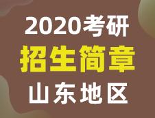 【研線網匯總】山東地區各大院校2020年碩士研究生招生簡章