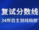 2022考研分數線：34所自劃線院校2022考研復試分數線_復試時間_國家線公布！